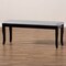 Baxton Studio Cornelie Grey Upholstered and Dark Brown Finished Wood Dining Bench 170-10918 - alternate 7